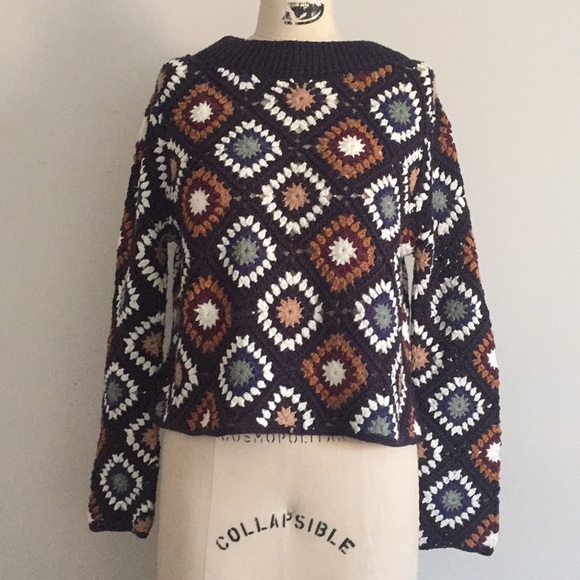 Zara Sweaters - Zara Crochet Sweater S